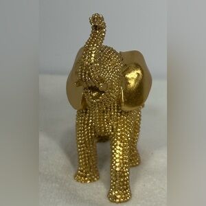 Golden Trunk Up Elephant